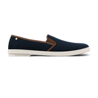 Rivieras Shoes Classic Mesh Slip - On Loafer with Imitation Leather Trim 3403 Mocassin handmade in Spain.