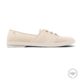 Rivieras Shoes Classic Mesh Slip - On Loafer with Laces in Cream 4022 Mocassin handmade in Spain.
