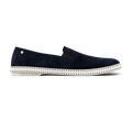 Rivieras Shoes Classic Suede Slip - On Loafer Navy 3064 Mocassin handmade in Spain.