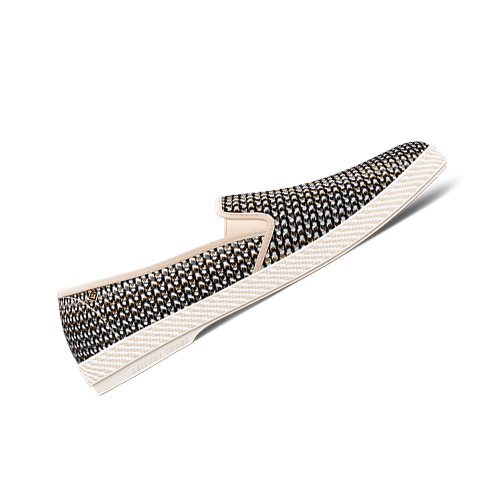 Rivieras Shoes Lord Woven Leatherette Slip - On Loafer 3114 Mocassin handmade in Spain.