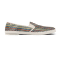 Rivieras Shoes Lord Woven Leatherette Slip - On Loafer Multi - Color 3101 Mocassin handmade in Spain.