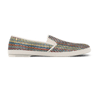 Rivieras Shoes Lord Woven Leatherette Slip - On Loafer Multi - Color 3101 Mocassin handmade in Spain.