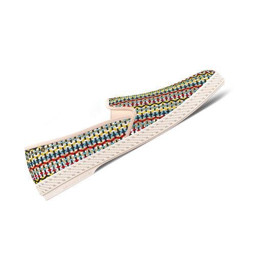 Rivieras Shoes Lord Woven Leatherette Slip - On Loafer Multi - Color 3101 Mocassin handmade in Spain.