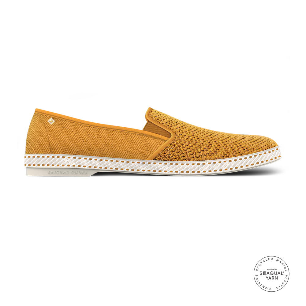 Rivieras Classic Canvas & Mesh Loafer – Curry -On Shoe for Men & Women