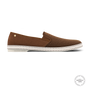 Rivieras Classic Canvas & Mesh Loafer – Brown